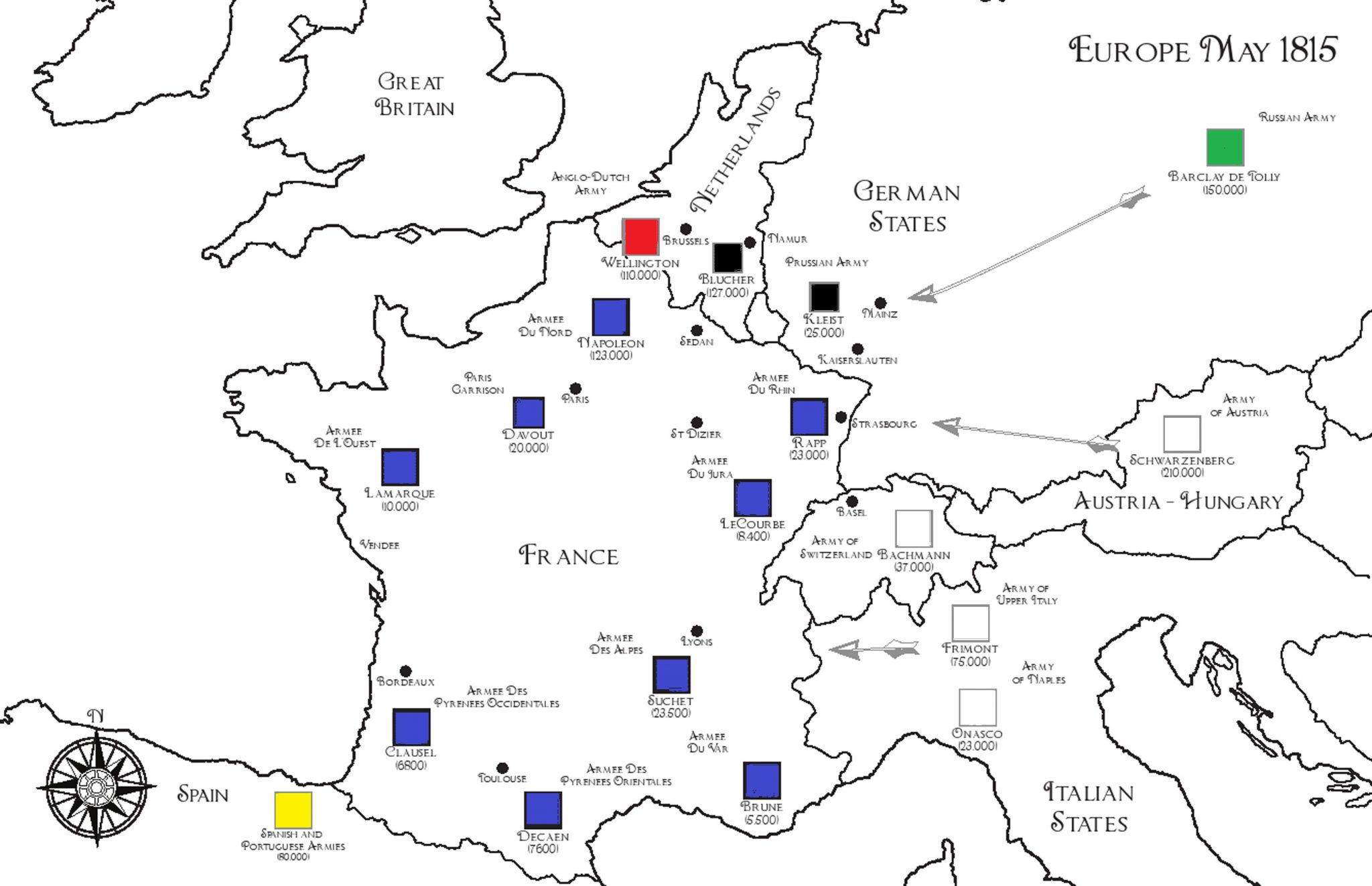 Europe Against Napoleon Project Hougoumont Waterloo - napoleon roblox myth